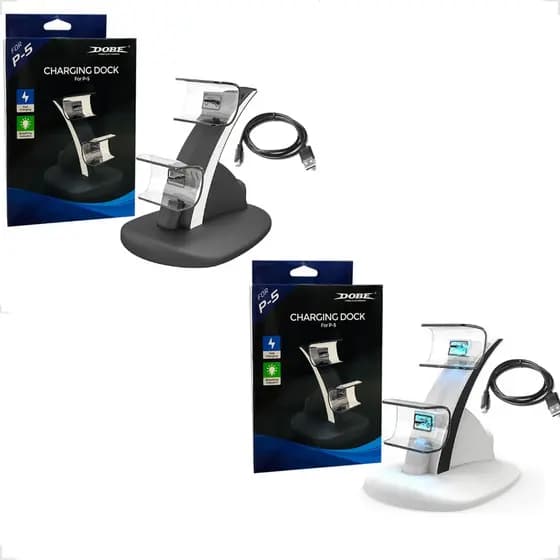 Base Carregador De Controle Manete Duplo Compatível Para Playstations 5 Controle Ps5