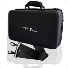 Bolsa Case Maleta Para Transporte Do Console E Acessórios Compatível Com Ps5 Slim PRETO