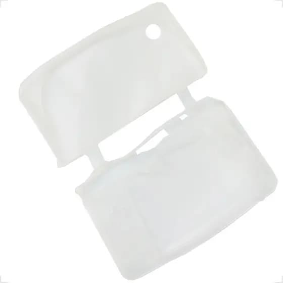 Case Capa Protetora De Silicone Gel Lavável Compatível Para Nintendo DSXL BRANCO