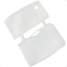 Case Capa Protetora De Silicone Gel Lavável Compatível Para Nintendo DSXL BRANCO