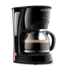 Cafeteira Elétrica Mondial Pratic 20 Xícaras, Jarra Vidro, Filtro Permanente e Base Com Aquecimento