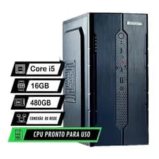 Pc Computador Cpu Intel I5 + Ssd 480gb + 16gb Memória Ram