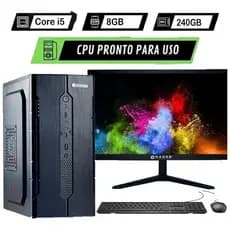 Computador Completo I5 + 8gb Memória + 240gb Ssd Monitor 19