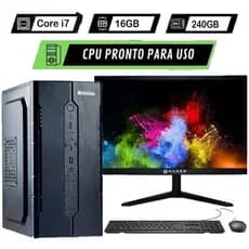 Computador Completo I7 + 16gb Memória + 240gb Ssd Monitor 19" + Windows 11 pro