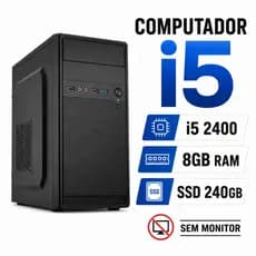 Computador PC i5 - 8GB de RAM - SSD 240GB