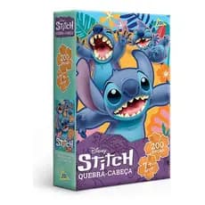 Quebra Cabeça Disney Stitch 200 Peças Toyster