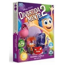 Quebra-Cabeça Puzzle Divertidamente 2 Disney e Pixar - 500 peças com textura – Lanç. 2024 – Game Office