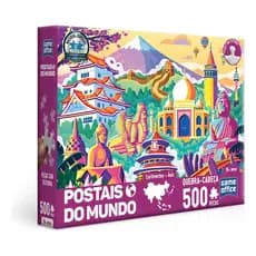 Quebra-Cabeça 500 Peças Paisagens da Ásia Toyster Brinquedos