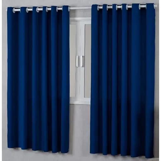 Cortina para Sala Quarto Cozinha Escritório 2,00mx1,40m Com Ilhós Decoração de Janela - Em 10 Cores