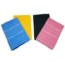 Kit 4 Toalhas Lavabo 29x45 Cores Sortidas. Toalhinhas de Mão com Etamine para Bordar