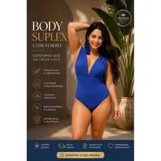 Body bori feminino maiô decote V faixa piscina praia luxo.