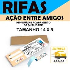 10.000 Bilhetes de Rifa / Ação entre amigos / Bloco rifa/ Blocos Profissionais