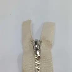 Zíper Metal Destacável 6 cm Bege a un 11639 001 682S44