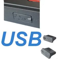 5 tampas USB anti poeira para laptop- entrada de PC - Pronta entrega SP