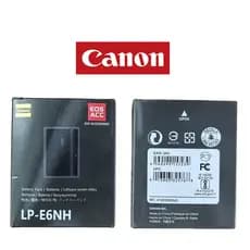 Bateria Canon LP-E6NH Original p/  R5 R6 5D MARK IV / III/ II 90 D , 80 D 70 D 60 D ,7D 6D/6D MAR II- (LACRADA)