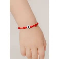 Pulseira 7 Nos Letra Personalizada Ajustavel Protecao Espiritual Estilo Presente Feminino Masculino