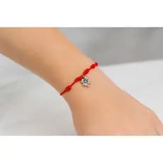 Pulseira 7 Nós com Trevo de 4 Folhas – Proteção, Sorte e Boas Energias!