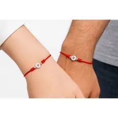 Pulseira de Casal Coração – Conexão, Amor e Proteção em Cada Detalhe