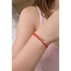 🔴 Pulseira 7 Nós da Proteção com Figa Dourada – Amuleto de Sorte e Energia Positiva