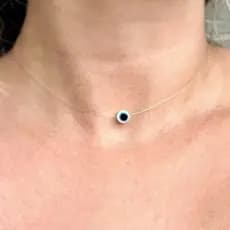 Choker Ponto de Luz Olho Grego