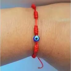 Pulseira Kaballah 7 nós vermelha 1 ou 2 pcs .
