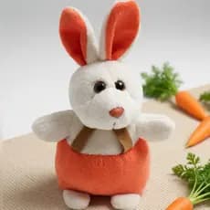 Coelho de Pelúcia Fofo Brinquedo Criança Diversão Coelhinho Pelucia Infantil Crianças Pascoa Coelhinho Coelha Páscoa