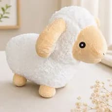 Ovelha de Pelúcia 40 cm Fofinha Dorminhoca Dormir Brinquedo Crianças Presente Namorados Presente Ursinho Pelucia Fofa