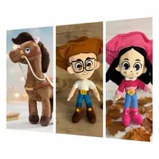 Boneca De Pelúcia Ana Castela Turma Boiadeirinha 37cm Original Luxo Presente Kids Oficial Agroplay Menina Kids Top Envio