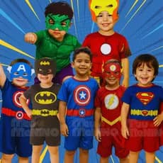 Kit Fantasia Infantil Menino Promoção Presente Com Acessórios Sortida