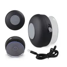 Mini Caixa de som Alto-falante Bluetooth sem fio Portátil, Ventosa à Prova D'água