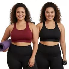 Combo 2 a 3 peças Top Academia Plus Size Exg G1 G2 G3 Moda Fitness Plus Size Roupas Fitness