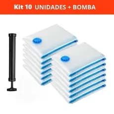 Kit 10 ou 5 Saco a Vácuo Viagem Mala Organizador Para Roupa  cm Guarda Roupa Edredom