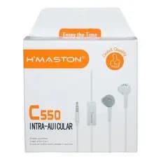 Fone De Ouvido P2 C550 H'maston Branco