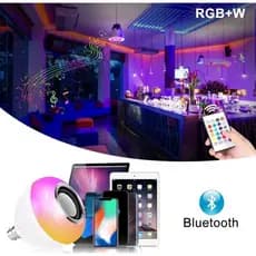 Lâmpada Led Music Bulb comande a festa na sua casa!