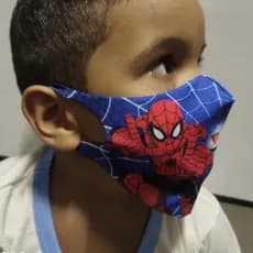 10 Unidade Mascara Sortidas Neoprene infantil 7 a 9 Anos