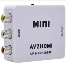 Conversor Rca AV X Hdmi Saída Av2hdmi 1080p Vídeo
