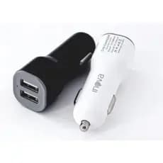 Carregador Veicular Rápido Carro para Celular Fonte 2 entradas USB Turbo