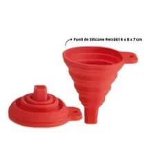 funil maleavel silicone flexivel unyhome cozinha varias utilidades tamanho pequeno