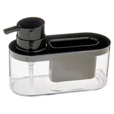 Dispenser de Detergente para Louça Tampa Panela Preto Porta Detergente