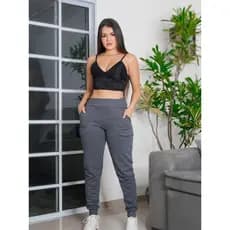 Calça Moletom Feminina Flanelada