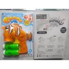 Pistola de bolhas Brinquedo Peixe Lançador De Bolhas De Sabão Nemo