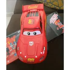 Carrinho de Brinquedo Relâmpago Maqueen Transformes Com Luzes