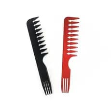 PENTE JACARÉ PLASTICA PARA CABELO ( Cores conforme estoque)