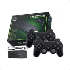 Videogame Stick 10mil 2 Controles Sem Fio Consolel Portatil Jogos Retro Antigo
