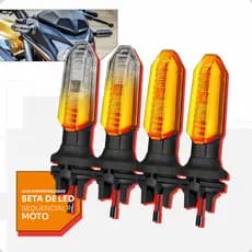 Pisca Led Twister Sequencial 4un ou 2un Seta Honda Cb250f Twister 2019 Fan Titan