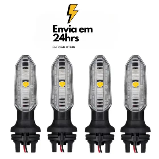 Piscas Seta led 4un e 2un Cb Twister Cg Titan 160 Fan 160 Titan 150