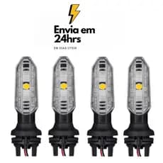 Piscas Seta led 4un e 2un Cb Twister Cg Titan 160 Fan 160 Titan 150
