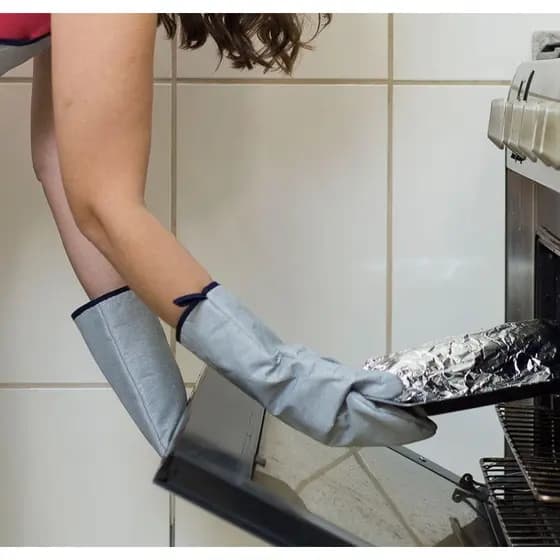 kit  Luva térmica Cozinha Forno  Cano Longo quente frio
