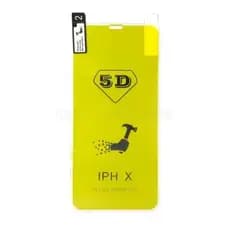 Película De Gel 5d Para iPhone X preta