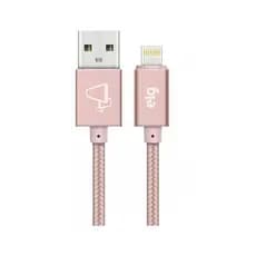Cabo Lightning para Iphone Ipad Reforçado Rosa L810BRG Elg